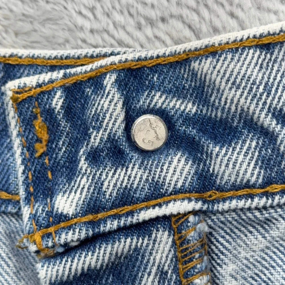 Vintage Levi's 80s Jeans Mens 31 Blue 305 Straight Acid Orange Tab Made in USA